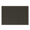 thumbnail image 1 of Fleur De Lis Cutting Board, Victorian Floral Pattern of Orange Color and Curly Ornaments Gothic Era, Decorative Tempered Glass Cutting and Serving Board, Small Size, Dark Blue Orange, by Ambesonne, 1 of 1
