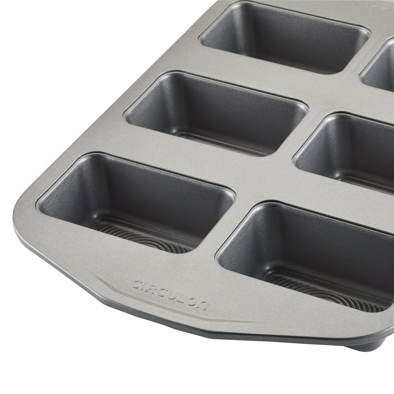 Circulon® Total Nonstick Bakeware 6-cup Mini Loaf Pan, Color: Gray -  JCPenney