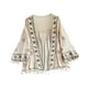 thumbnail image 1 of Mujeres Boho Cardigan Sun Protect Brote Front Open Top para vestidos de trajes de baño nadando, 1 of 8