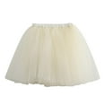 thumbnail image 5 of DuoJiaJ Tutu Skirts for Women A-Line Layered Knee Length Skirts Casual Vintage Princess Puffy Skirt,Beige L, 5 of 5