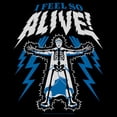 thumbnail image 2 of Juniors Wednesday I Feel So Alive Quote T Shirt, 2 of 2