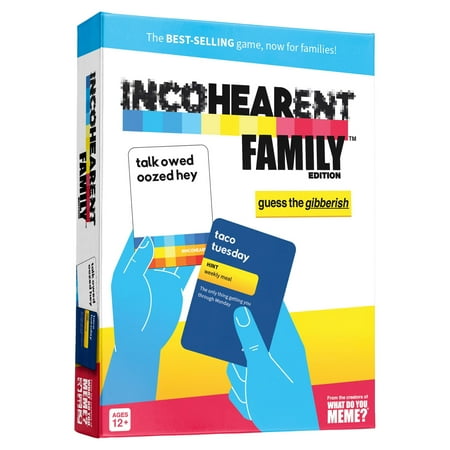 UPC: 0810816030968 | Incohearent Family Edition – The Family Card Game Where You Compete to Guess The Gibberish – by What Do You Meme?