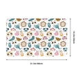 thumbnail image 5 of Cartoon animals A Door Mat for Indoor, Welcome Door Mats Front Entrance Rug, Non-Slip Bathroom kitchen Rugs for Inside Floor, Small Rug Dog Door Mat 20X31.5 Inch, 5 of 5