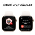 thumbnail image 5 of Restored Apple Watch Series 10 GPS 46MM Rose Gold Aluminium Case with Pure Platinum Nike Sport Band (Refurbished), 5 of 5