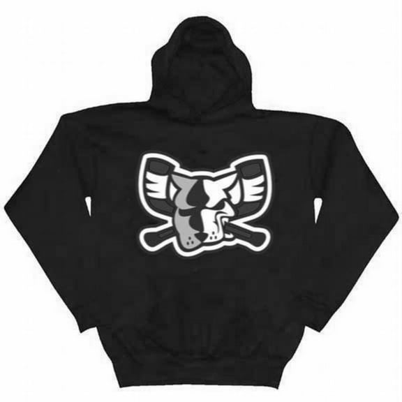 Richmond Riverdogs - Mono Mad Dog Black Hoodie - 2X-Large