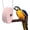 pink, variant on Bird Beak Grinding Stone, Large Blue Cylinder Parrot Chew Toy with Metal Hanging Chain, Cage Accessory for Medium & Large Birds Including Macaws, African Greys, Cockatiels