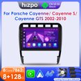 thumbnail image 2 of Radio para coche Hizpo 7862 para Porsche Cayenne 1 2002-2010 2 Din Android 12 Reproductor de vídeo multimedia Estéreo GPS Carplay + Navegación automática, 2 of 5