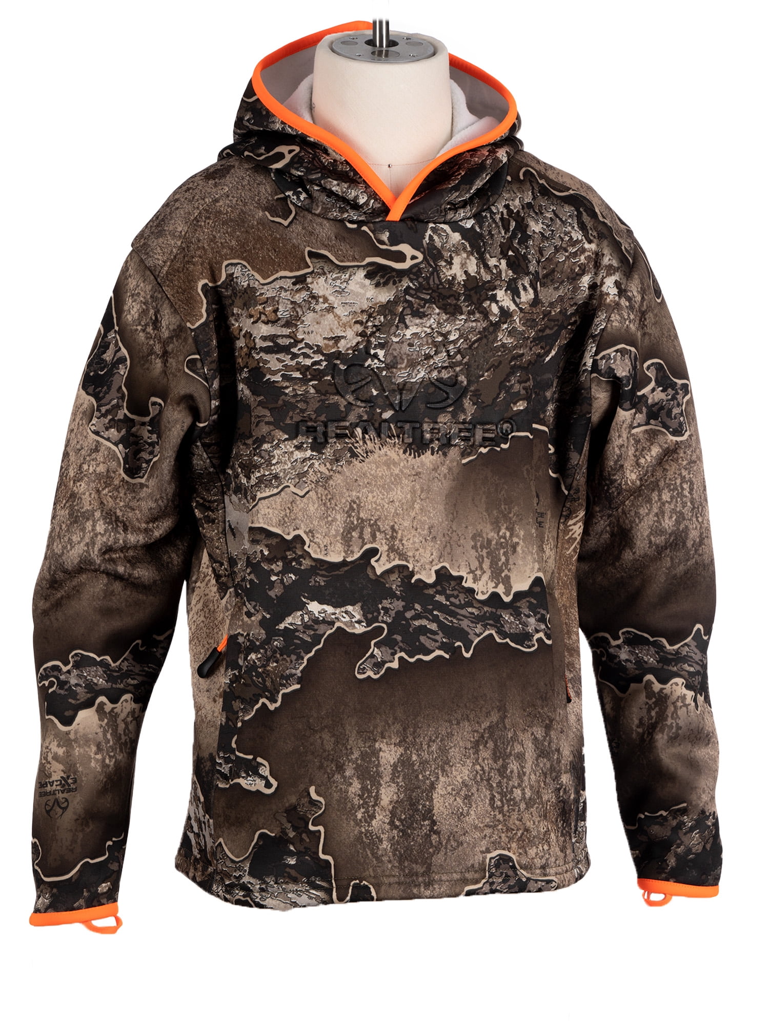 Kid's and Youth's Camo Hunting Performance Hoodie Pullover Sweatshirt by Realtree, Sizes XS-XL