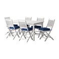 thumbnail image 1 of CorLiving Miramar Hardwood Outdoor Dining Set, 7pc, 1 of 9