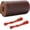 Brown, variant on Genuine Leather Steering Wheel Cover, Stitch on Wrap, Breathable Anti-Slip Car Steering Wheel Protector for Max Diameter 15 Inch, DIY Sewing with Needle Thread (Wine Red, Glossy)