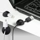 thumbnail image 4 of Paquete de 16 clips de cable duraderos, soporte y cubierta para cables de escritorio, organizador y gestión de cables de carga para TV, computadora, PC, portátil, hogar y oficina., 4 of 5