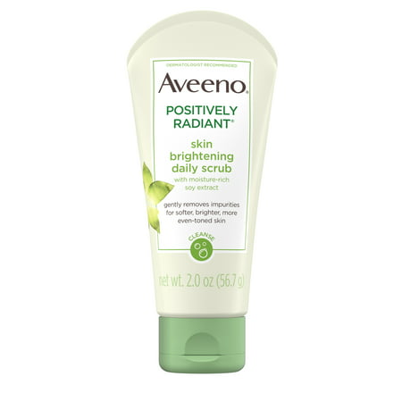 Aveeno Positively Radiant Skin Brightening Exfoliating Face Scrub 2