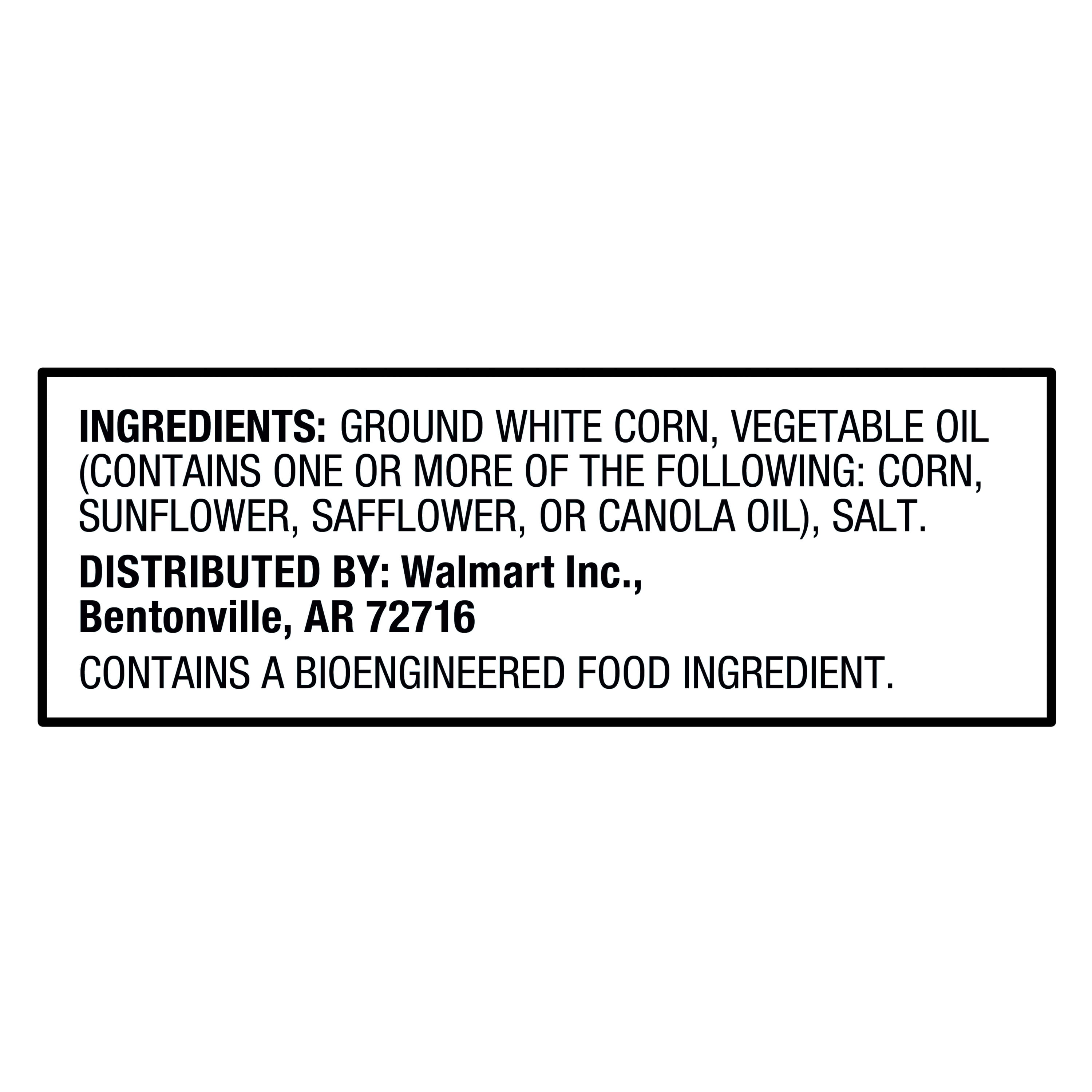 Great Value Restaurant Style Lightly Salted White Corn Tortilla Chips, 13 oz