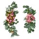 thumbnail image 1 of Conjunto de decoración de boda Flor artificial Peonía rosa Plato de invitados de boda Decoración Arco de boda Dintel de puerta, 1 of 6