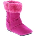 thumbnail image 7 of Static Footwear Girls Fashion Faux Suede Fur Cuff Boots, 7 of 7