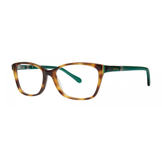 Lilly Pulitzer BOHDIE Eyeglasses EM Tortoise Emerald