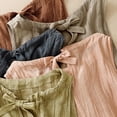 thumbnail image 5 of Womans Tank Tops Loose Fit Pleated Vest - Breathable Cotton Linen Sleeveless Top, Retro Casual Tank, 5 of 5