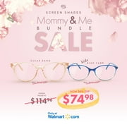 Screen Shades Mother's Day Bundle - Blue Light Blocking Computer Glasses - SS202 Sand & SS601 Blue Fade - UV Protection - Relieve Eye Strain and Prevent Headaches From Device Use and Gaming