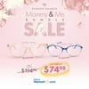 Screen Shades Mother's Day Bundle - Blue Light Blocking Computer Glasses - SS202 Sand & SS601 Blue Fade - UV Protection - Relieve Eye Strain and Prevent Headaches From Device Use and Gaming