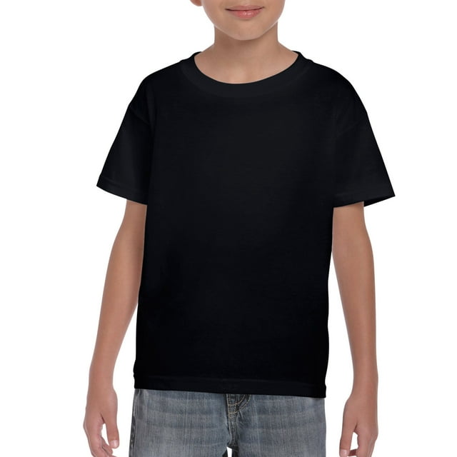 Gildan T-Shirt DryBlend pour Jeunes, m, Noir