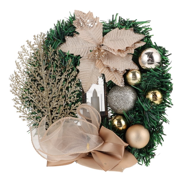 KAKOWELY 1 guirnalda navideña de ratán decorativa para fiestas en casa.