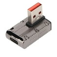 thumbnail image 2 of Adaptador USB ANGGREK Macho a C Hembra Textura Esmerilada Plug and Play Transferencia de Súper Velocidad, 2 of 8