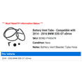 thumbnail image 2 of Battery Vent Tube - Compatible with 2014 - 2016 BMW 335i GT xDrive 2015, 2 of 2