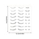 thumbnail image 3 of 16 Set Down Eyelash Seal Silicone Eyelash Seal Lower Eyelash Seal Eyelash Seal+ Black Liquid Pad + Acrylic Eye Liner Makeup Beauty Eyelash Fake Seal, 3 of 3