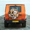 thumbnail image 6 of Pofeuu Collage of different dogs Print Spare Tire Wheel Cover for Car Truck SUV Camper Universal Fit Spare Tire Cover RV Spare Tire Covers-15 inch, 6 of 6