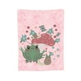 thumbnail image 1 of XMXY Fleece Throw Blanket for Couch, Cartoon Frog Cottagecore Mushroom Lightweight Plush Fuzzy Cozy Soft Bed Blankets and Throws for Sofa, 80"x60" inches, 1 of 8