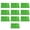 Green, variant on HannLk 10x/Set Two Pocket Folders Presentation Folder Letter Size Document Folder