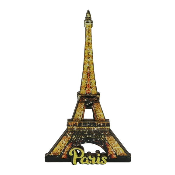 Wooden Eiffel Tower Magnet 3D Paris
