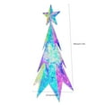 thumbnail image 3 of Prismatic Iridescent Christmas Tree Light 21 Inch Holographic Christmas Tree Decorations Christmas Decorations Indoor Desktop Colorful Glow Lights for Indoor Holiday DéCor Christmas Eve, 3 of 6