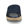 thumbnail image 6 of Journee Womens Rosey Wedge Heel Espadrille Sandals, Widths Available, 6 of 9