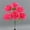 Hot pink, variant on 13.4-Inch Realistic Artificial Flower Bouquet, Small Faux Floral Arrangement for Table Centerpiece, Desk Decor, Wedding Party, No Maintenance Fake Flowers, Ultra-Lightweight (42g)