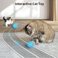 thumbnail image 4 of yeacher Remote Control LED Pet Toy Ball for Cats and Small Animals, Waterproof & Rechargeable, Yellow, 55mm Diameter, 76g Weight, Includes Charging Cable and Manual, 4 of 7