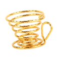 thumbnail image 3 of Colador de té con resorte, práctico soporte para colador de té, acero inoxidable oro, 3 of 9