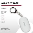 thumbnail image 2 of Alarma personal SABRE 2 en 1 con luz LED de 130 dB, 2 of 9