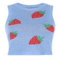 thumbnail image 2 of Women‘s V Neck Sleeveless Argyle Sweater Knitted Vest Slim Fit Ribbed Tank Crop Top Spring Fall Winter Kitwear, 2 of 3