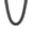 03.Black, variant on 4MM Stainless Steel Cuban Link Chain Necklace for Women Men Durable Black Chains for Father's Day Christmas Valentines Jewelry Gift,14''