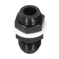 thumbnail image 1 of Car Fuel Cell Fitting, Fuel Cell Bulkhead 6061-T6 Aluminum 10AN To 10AN Male Thread with 2 Washers for Auto, 1 of 8