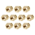 thumbnail image 1 of Adaptador de buje hexagonal de latón Uxcell, accesorio de tubería roscado hembra G1/4 macho x G1/8 hembra 10, 1 of 3