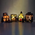 thumbnail image 2 of Conjunto De Pueblo Navideño Resina Iluminada Con Led Casas De Pueblo Navideño Con Figuritas Adornos Navideños Decoración Regalos 10 Uds. Guardurnaity HA038663-00, 2 of 6