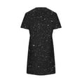 thumbnail image 5 of IROINNID Summer Dresses for Women 2024, Plus Size Women Casual Outfits Short Dresses with Round Neck and Short Sleeve Summer Ruffled Dresses, 5 of 6