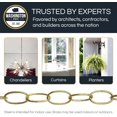 thumbnail image 3 of Amazing 10 Gauge Decorative Solid Steel Standard Link Fixture Chain | 3 Foot Increments |White Finish - Designed for unforgettable celebration needs, 3 of 5