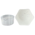 thumbnail image 2 of Transparent Self-Watering Plant Flower Plastic Pot Home Garden Decor, 2 of 8