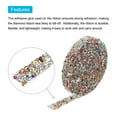 thumbnail image 4 of 1 Roll 3 Yards Self Adhesive Crystal Rhinestone Diamond Ribbon for Arts & Crafts Project Mixed Colors, 4 of 5