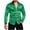 Green, variant on Men's Satin Sliky Long Sleeve Dress Shirts, Classic Button Down Work Shirt Slim Fit Formal Business Casual Shirt