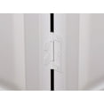 thumbnail image 5 of Seabrooke Raised Panel 30" x 80" White Vinyl Bifold Door, 5 of 5