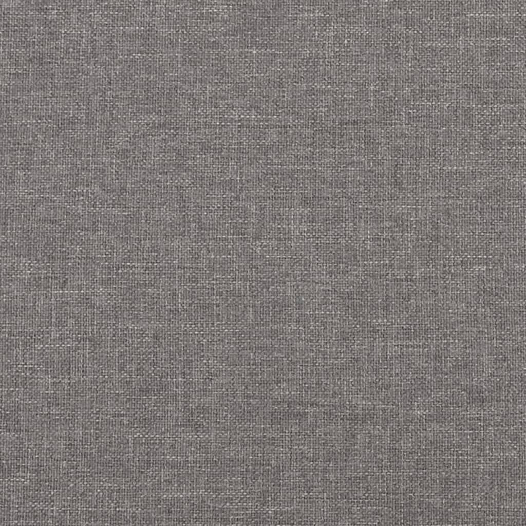 vidaXL Footstool Light Gray 27.6"x21.7"x16.1" Fabric